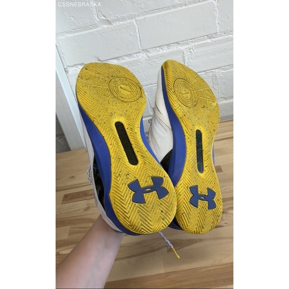 Under Armour Curry 3 Dub Nation Home/Ultra Blue - Size 10.5 - Picture 8 of 8